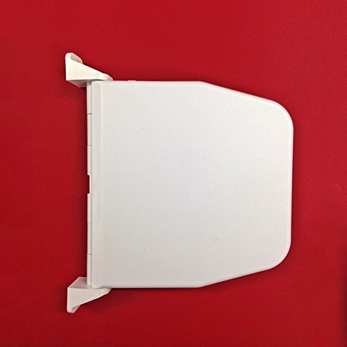 Easy-Shadow – 2 Stück Gurtwickler Lochabstand 155 mm Aufputz für 14 mm Gurtbreite ohne Gurt, Weiß mit Scharniersystem für Rolladen, Schwenkbar