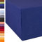 aqua-textil Exclusiv Spannbettlaken 180x200-200x220 cm royal blau Jersey Baumwolle 230g/qm Spannbetttuch Elastan Laken