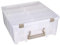 ArtBin Box-Art Storage with 8 Removable Compartments, Smart Closure for Craft Supplies Super Satchel, Polypropylen Kunststoff, Gold, Double Deep