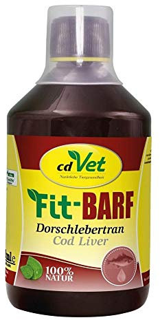 Fit-Barf Merluzzo Fegato Tran Vet. 500 ML Olio
