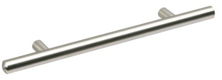 Metafranc Möbelgriff 288 mm - Edelstahl - Hochwertige Verarbeitung - Schlicht & elegant - Inkl. Montagematerial / Möbelbeschlag / Schubladengriff / 161191, Silber