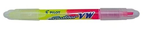 Pilot BegreeN Spotliter VW Highlighter Pen - Pink and Yellow - Single Pen
