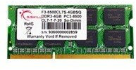 G.Skill F3-8500CL7S-4GBSQ - Memoria RAM (DDR3, 1066 MHz, 4 GB, CL7. 204-pin)
