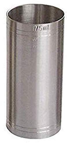 Beaumont 175ml Stainless Steel Pub Wine Thimble Jigger Shot Measure, Silver, 1 Count (Pack of 1)