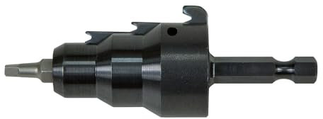 Klein Tools 85091 Power Conduit Reamer with Improved Bit Retention, 1/2-, 3/4- and 1-Inch