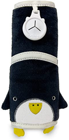 Trunki Kindersitz-Gurtpolster fürs Auto - SnooziHedz - Pinguin Pippin (schwarz)
