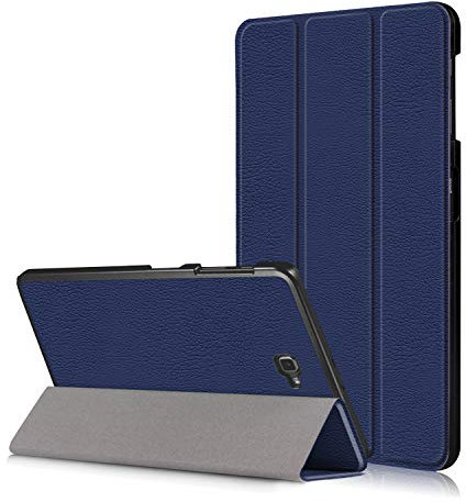 Skytar Galaxy Tab A6 10 Etui,Housse pour Samsung Tab A SM-T585N,Smart Folio Case Cover Stand Case PU Cuir étui Coque pour Samsung Galaxy Tab A 10.1 Pouces T580N/T585N (2016 Version),Bleu Marine