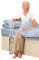 Homecraft Grab Rail, Height Adjustable, For Bedroom, Stability Aid for Mobility, Sturdy Grab Rail, For Elderly amd Disabled, Flat Packed