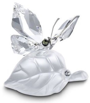 Swarovski Kristallfiguren Schmetterling Auf Blatt 182920