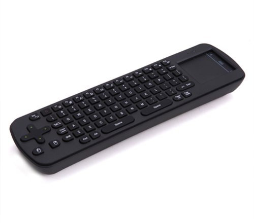 HDE Wireless Mini Portable 3-in-1 QWERTY Pocket Keyboard Mouse Media Remote Control for Android TV Box PC Mac Linux