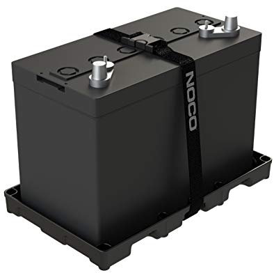 NOCO BT31S Group 31 Heavy-Duty Battery Tray for Marine, RV, Camper and Trailer Batteries, Black