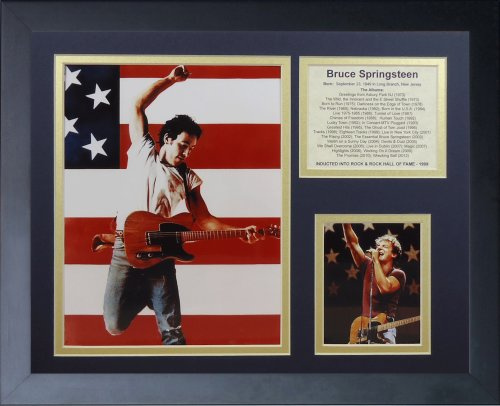 Legenden Sterben Nie Bruce Springsteen gerahmtes Foto Collage, 11 x 35,6 cm