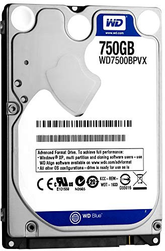Western Digital BLUE WD7500BPVX Hard disk 750 GB 2,5 Serial ATA