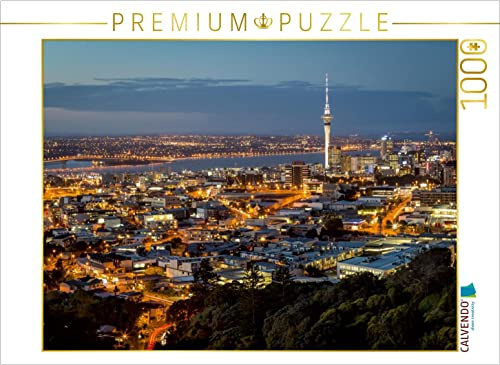 CALVENDO Puzzle Auckland Skyline | 1000 Teile Lege-Größe 64 x 48 cm Foto-Puzzle für glückliche Stunden
