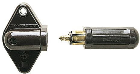 DC Plug & Socket, Black