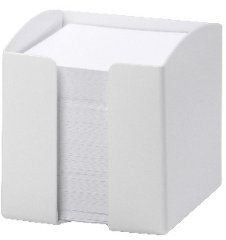 Notizklotz weiß weiß H-J 1701682010 9x9cm