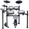 XDrum DD-530 E-Drum Set mit Mesh Heads - Elektronisches Schlagzeug mit 3 Becken Pads 4 Mesh Head Pads, 1 Kick Pad und Rack - 45 Drumkits mit 455 Sounds und Lernmodus mit Play-Along Tracks - Schwarz