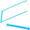 Fast Lot de 50 Relieurs Universels en Plastique Semi-rigide Bleu