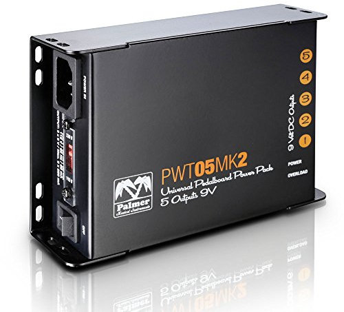 Palmer PWT 05 MK 2 - Fuente de alimentación universal de 9 V para pedaleras 5 salidas