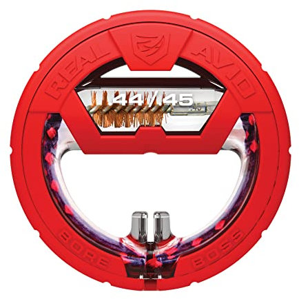 Real Avid Bore Boss Kal.45/.44 Accessoire de Nettoyage d'arme Mixte, Rouge, no Size