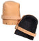 Kunys KP299 Heavy Duty Leather Thick Felt Knee Pads, Black