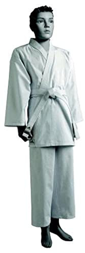 adidas Karateanzug K200E Kids Kinder Judo Anzug (inkl. Gürtel), Weiß, 120/130