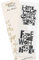 Karten-Kunst Clear Stamps KK-0013 Stempel Buchstabenblöcke Herzlichen Glückwunsch, Frohe Weihnachten Silikonstempel