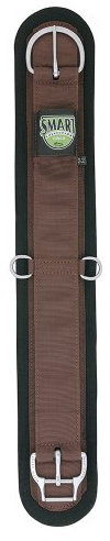 Weaver Leather, Filz-gefütterter, gerader Smart Sattelgurt, braun, 81,3 cm