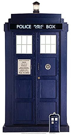 STAR CUTOUTS Tardis-Aufsteller, 2/3-Lebensgröße