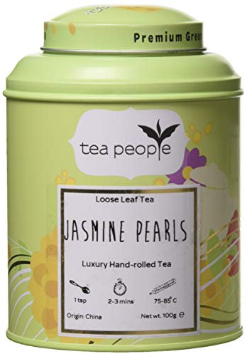 Tea People Jasmine Pearls, 100 g Loose Tea Caddy
