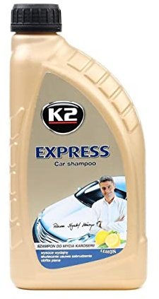 K2 Express Autoshampoo, sehr ergiebig für 50 Wäschen, schaumbildend, für alle Lackarten, 1L, 1000ml
