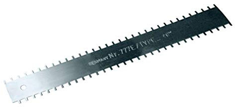 RETOL Tools Zahnleiste TKB R1 für Großflächenrakel (1 Stk.)