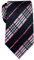 Retreez Herren Gewebte Krawatte Modisch Tartan Plaid Karo 8 cm - schwarz