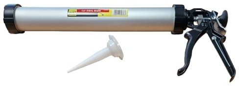 PTI Sausage Foil Applicator Gun 15 400 to 600ml Foil Packs & 380ml Plastic Cartridge Compatible, Silicone Gun applicator caulking Gun