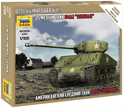 Zvezda 1/100 Sherman M-4