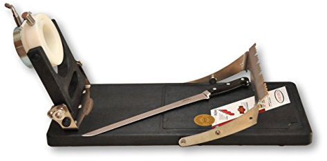 Jamotec Jamonero Giratorio JP Luxe y Cuchillo jamonero Profesional de 30 cm