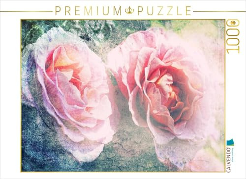CALVENDO Puzzle Rosen Romantik - Sehnsucht | 1000 Teile Lege-Größe 64 x 48 cm Foto-Puzzle für glückliche Stunden