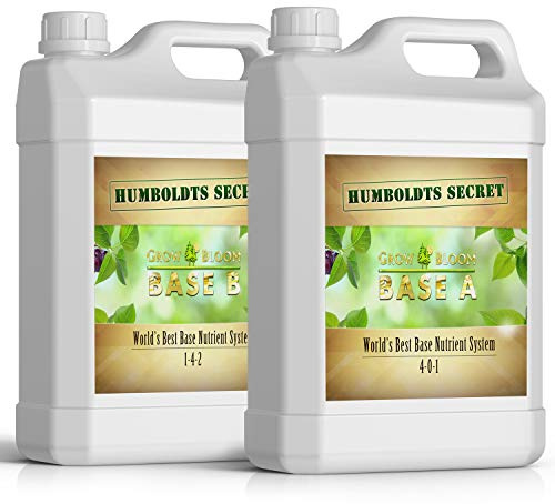 World' s Best base Nutrient System: Humboldts Secret base a & B Bundle – Fertilizzante/nutriente liquida per la vegetativa e fioritura fasi di piante