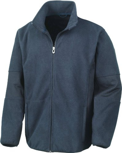 Result Osaka Herren R131m Softshell-Jacke mit gekämmtem Flor L navy