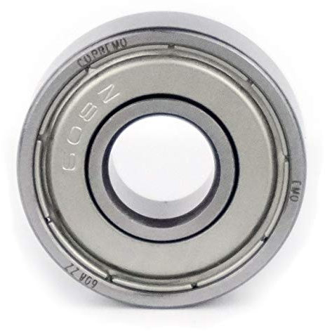 608 ZZ / 608Z Kugellager 8x22x7 mm (= 608 2Z: 22x8x7 mm) - Elektro-Motoren-Qualität Z2/V2 - Präzisionslager ABEC-3