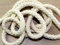 12 mm dickes Baumwollseil, cremefarben, Meterware
