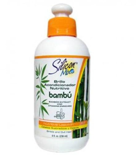 Silicon Mix - Nutritive Leave-In Conditioner Bambú - Unisex - 135 ml - Hidratación Sin Enjuague con Extracto de Bambú