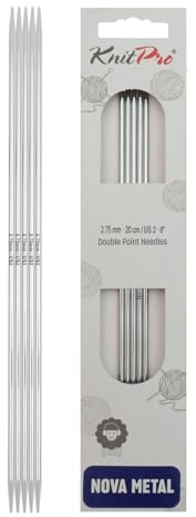 KnitPro Nova Double Pointed Needles 8 (20cm) | 2.75mm