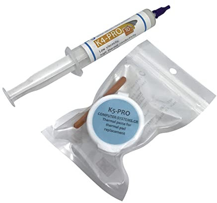 K5 PRO 20g & K4 PRO 10g Wärmeleitpaste und Thermal Putty Pad Ersatzset Kompatibel mit Apple iMac, Asus ROG, Acer Nitro, MSI Laptops, RTX 3080, 2080TI, 3090, PS4, Nintendo Switch, XBOX