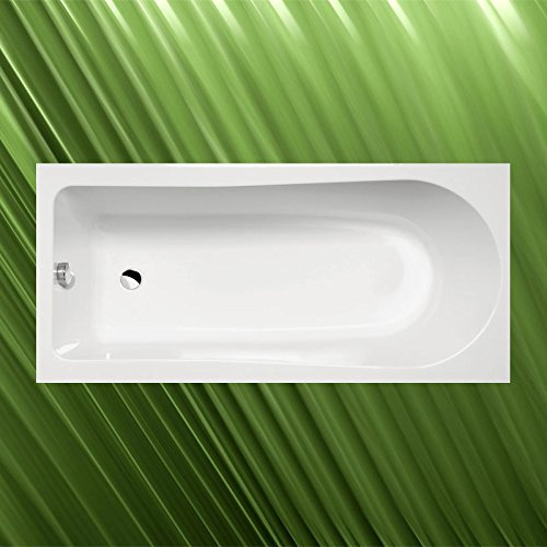 Badewanne LISA 150x70x47cm mit Wannenfüßen, Acryl in weiß