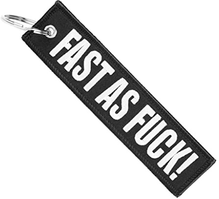 Moto Loot Keychain for Motorcycles, Scooters, Cars and Gifts, Fast as, Medium