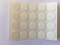 20 White Self Adhesive Stick on Screw Hole Cap/Covers 13mm