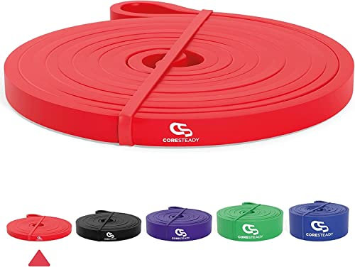 Coresteady Fitnessband und Gummiband Sport – Robustes Klimmzugband aus Gummi für Männer und Frauen – Krafttraining und Muskelaufbau – Training, Fitness, Klimmzughilfe – Fitness Band
