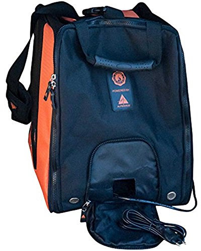 Alpenheat FireBootBag Beheizte Skischuhtasche, schwarz/Orange, One Size