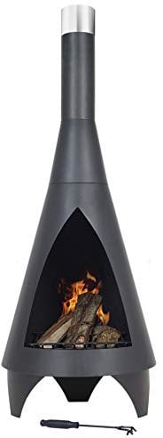 La Hacienda Extra Large Colorado 160cm Chiminea Chimenea Chimnea Outside Fireplace